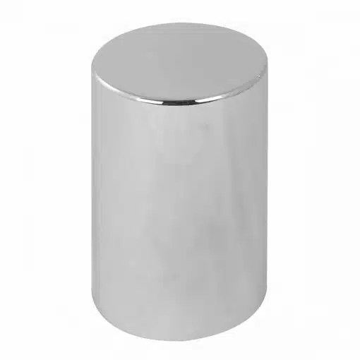 33mm 4 1/4" Cylinder Chrome Plastic Lugnut Cover