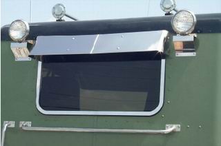Peterbilt Rear Window Sunvisor 75 Chrome Shop