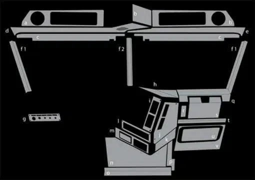 Freighliner LOWER FUSE DOOR TRIM