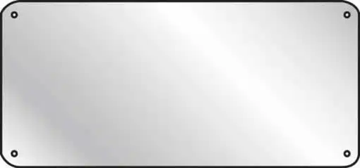 Freightliner Blank Radio Face Plate