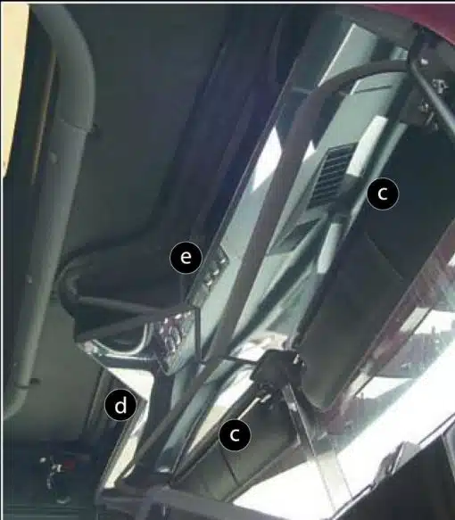 Freightliner Passenger Side Lower Headliner Trim