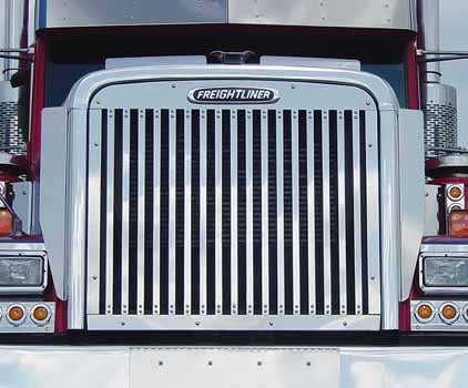 New Freightliner FLD 120 Classic Grill stainless steel louvered style any year 