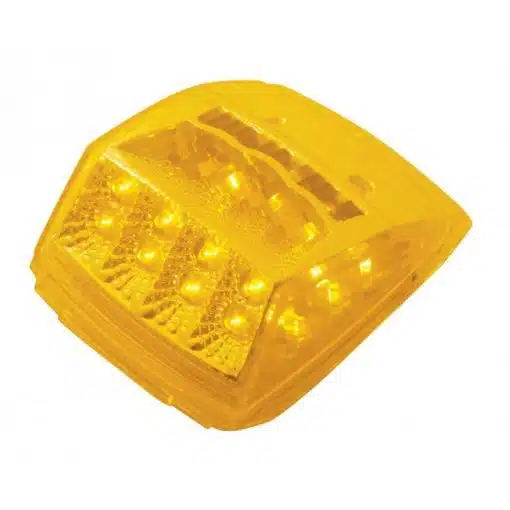 Kenworth Cab Light Only Amber LED-Lens with Reflector