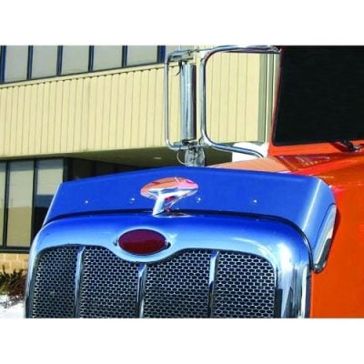 Peterbilt 386 Stainless Bug Shield