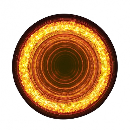 10 LED 4 Turn Signal Light Amber LED/Clear Lens 