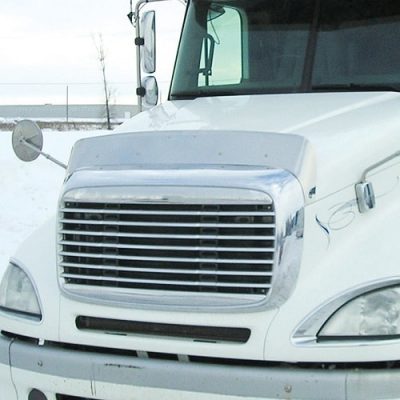Freightliner Columbia Chrome Headlight with LED Running Lights