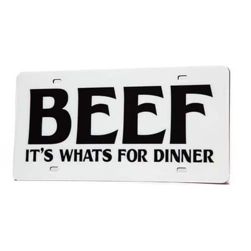Its what's for Dinner Bumper Sticker Beef 