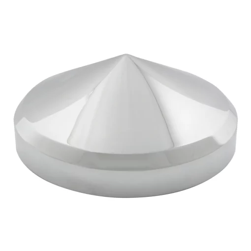 #2 Rear Stainless Steel/Pointed Hub Caps In Cone Shape