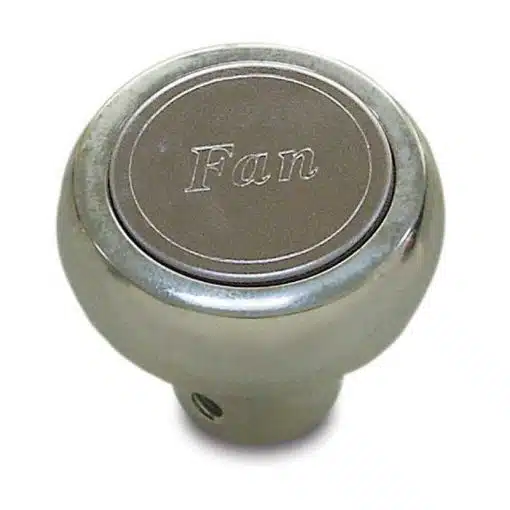 Chrome Aluminum Fan Knob
