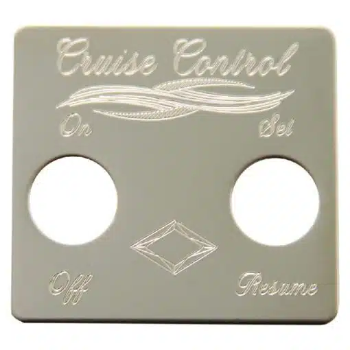 Peterbilt 1987-2000 2 Switch Cruise Control Plate