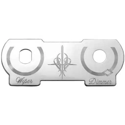 Peterbilt 1987-2000 Dimmer & Wiper Switch Plate