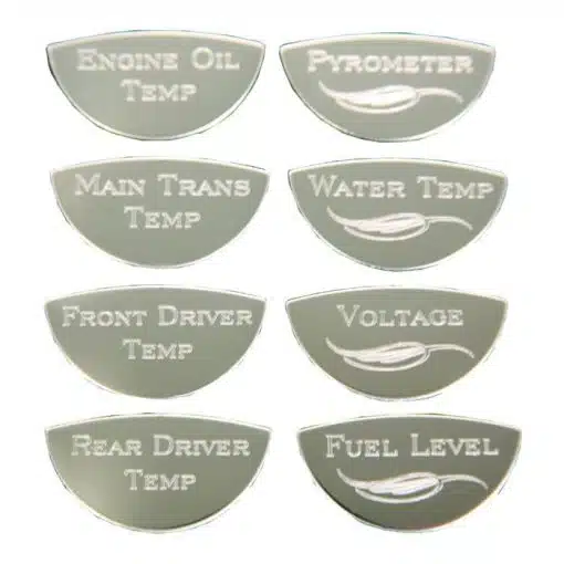 Kenworth 8pc Gauge Emblem Kits - Image 2