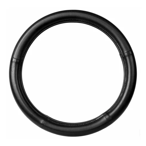 20" Deluxe Series Heavy Duty Steering Wheel Cover Black
