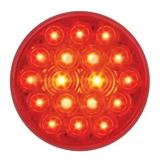 4" Red Fleet LED Light - 18 Diodes