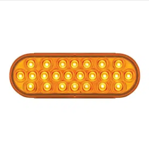 6" Amber Pearl LED Light - 24 Diodes