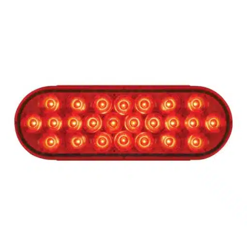 6" Red Pearl LED Light - 24 Diodes