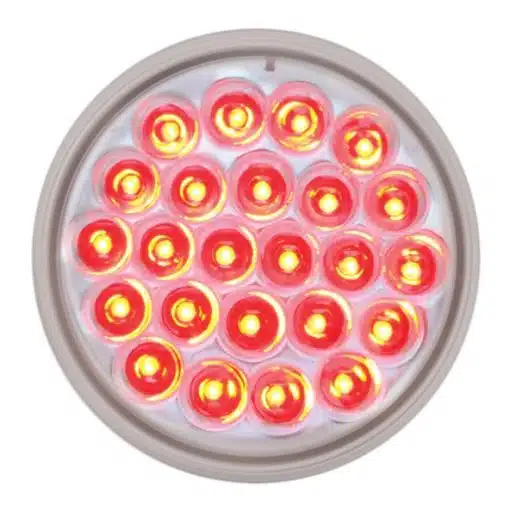 4" Red Pearl LED Light - 24 Diodes - Image 2