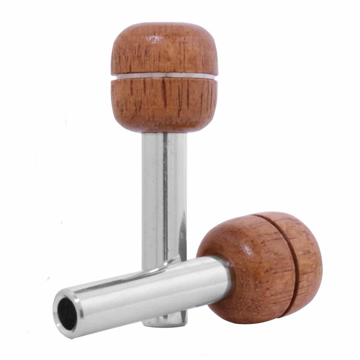 Wood Round Door Lock Knob » 75 Chrome Shop