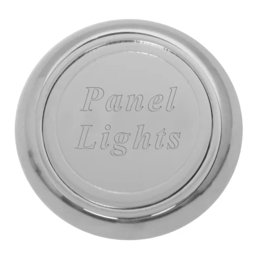 Chrome Aluminum Panel Light Knob
