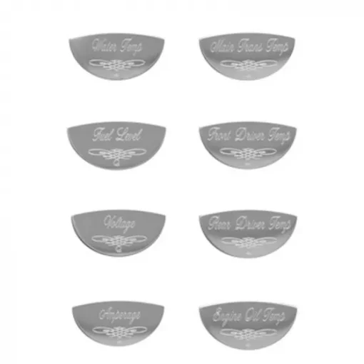 Peterbilt 8pc Gauge Emblem Kits - Image 2