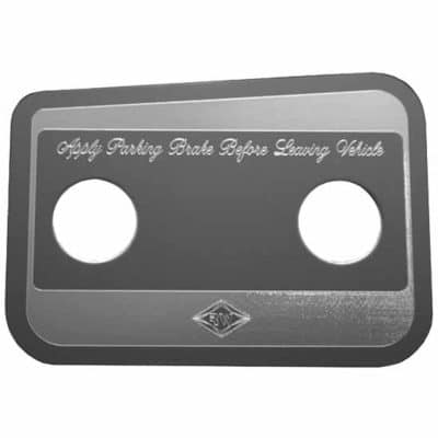 Peterbilt 2006+ Stainless Parking Brake Plate