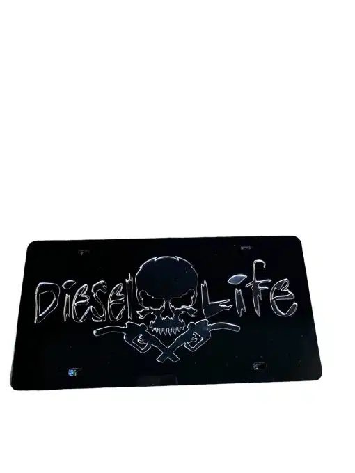 Diesel Life Mirrored Tag - Image 2