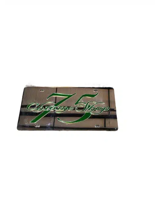 75 Chrome Shop Mirrored Tag