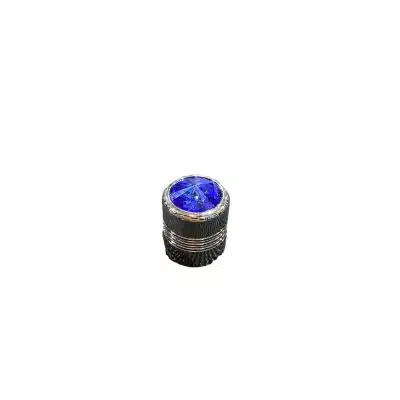 Large Crystal Valve Stem Cover - Blue