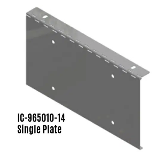 Hinged Single Plate Stainless License Plate Holder