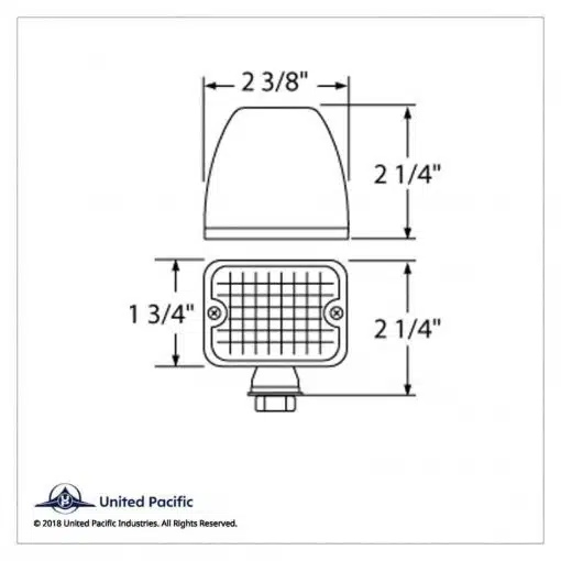 Medium 1 Face/Single Face LED 6 Diode Rod Light - Image 3