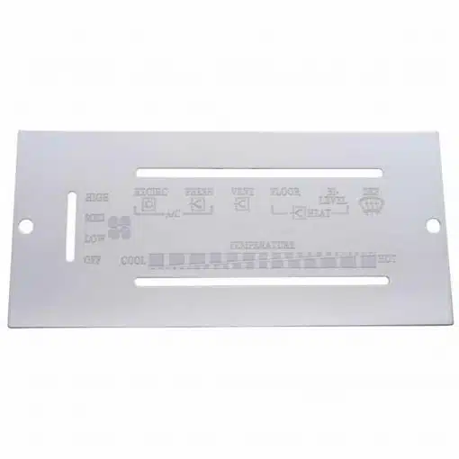 Peterbilt 2 Switch AC Plate