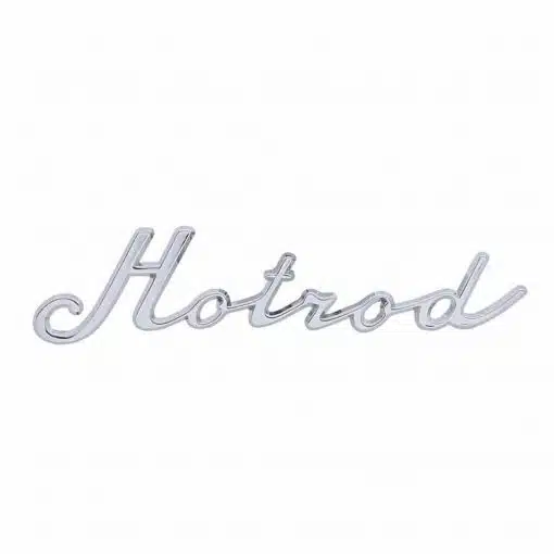 Chrome Diecast Hot Rod Emblem