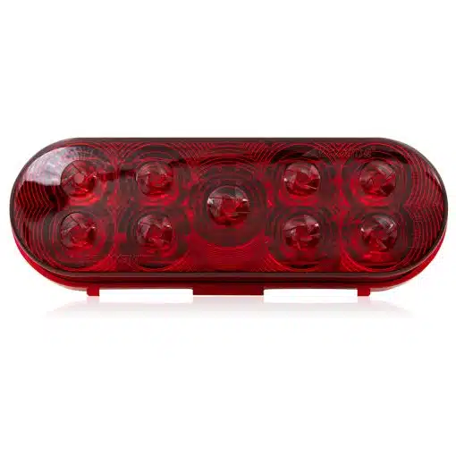 6" Red Lightning Series LED Light - 8 Diodes