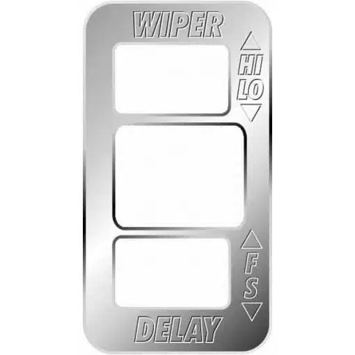 Freightliner Century Wiper/Washer Control Stainless Steel Bezel
