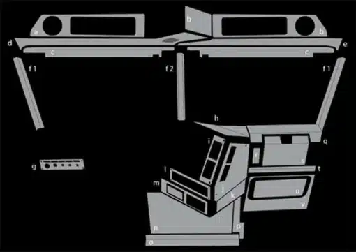Freightliner Top of Dash Trim - Image 2