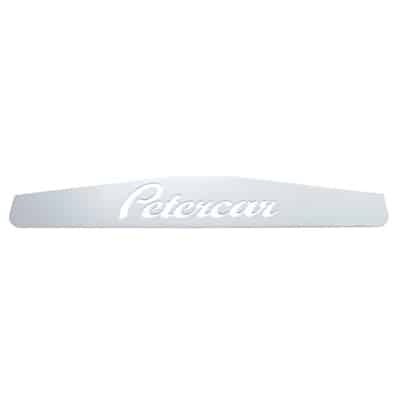 24" Chrome Petercar Bottom Weight - Mudflap Plate