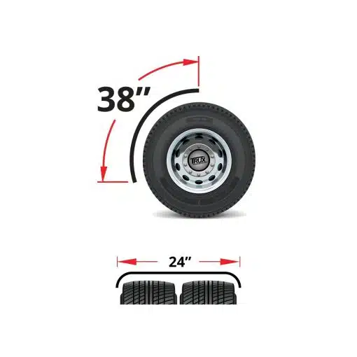 Stainless Steel 38"  Low Rider Quarter Fender - Image 3