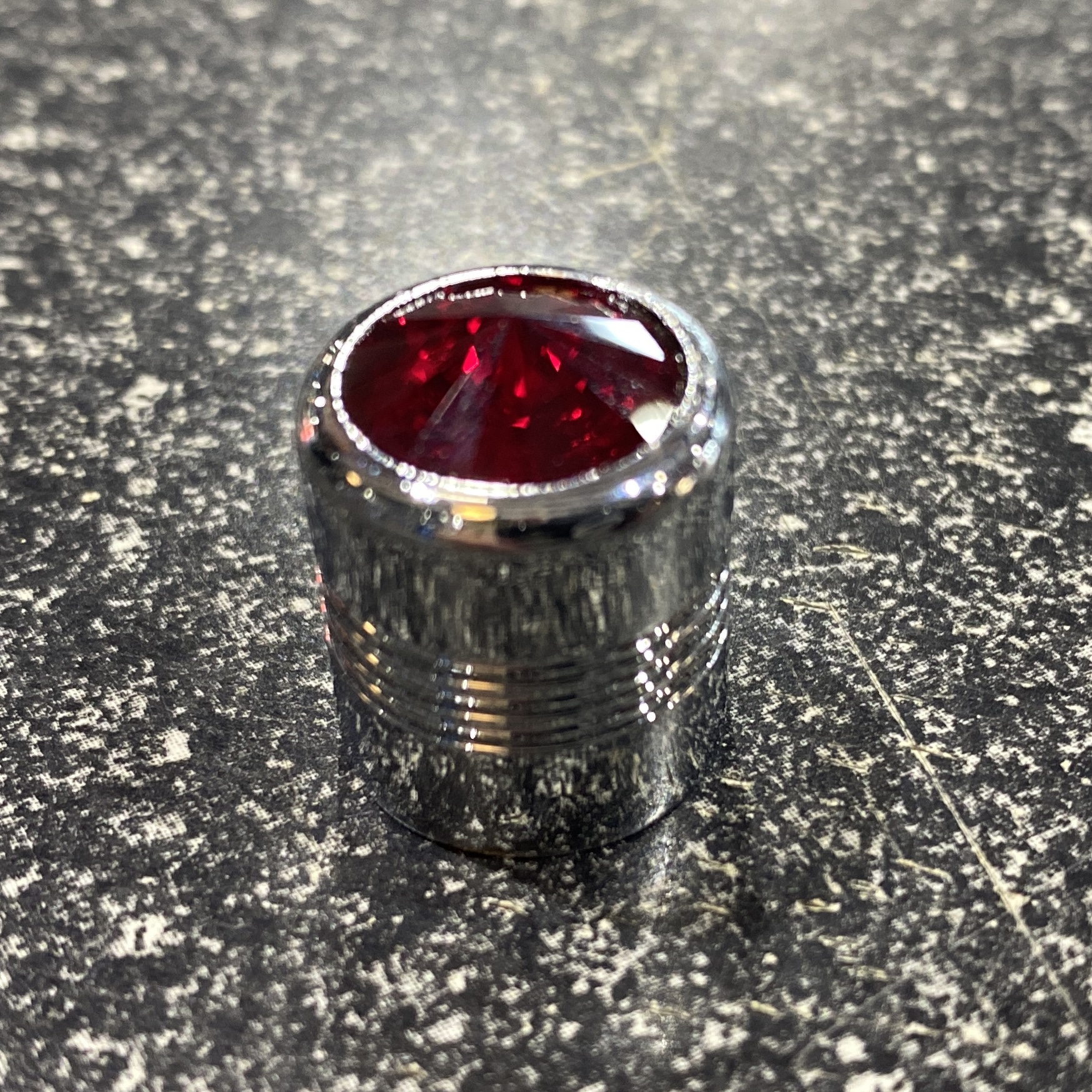 Large crystal valve stem cover 75 chrome shop