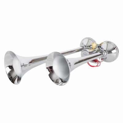Truck City Chrome & Parts - Heavy Duty Mega-Size Chrome Train Horn with  Deluxe Sound 69991GG