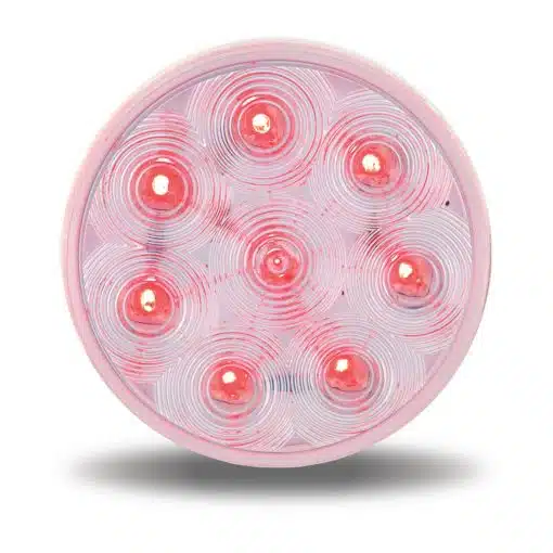4" Red Economy LED Light - 8 Diodes - Image 2