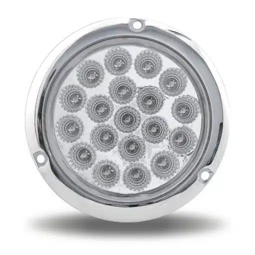 4" Dual Revolution Red to White Deep Dish LED Light - 19 Diodes - Image 2