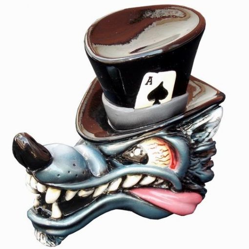 Black Top Hat Wolf Shift Knob