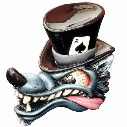 Black Top Hat Wolf Shift Knob