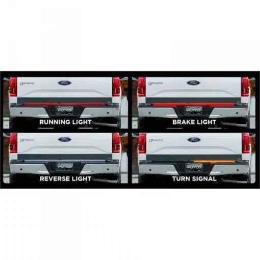 60" Blade Red/Clear LED Tailgate Light