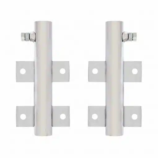 Oversize Chrome Flag Holder