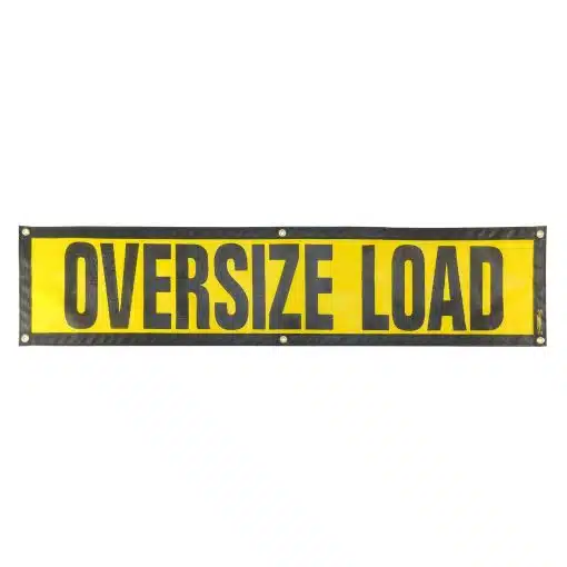 Grommet Escort Oversize Load Sign 14 x 60
