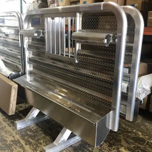 Headache Rack Window Full Tray with 2 Chain Racks 68″ x 80″ - Image 2