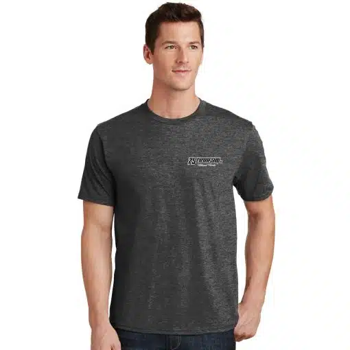75 Chrome Shop Heather Retro Truck T Shirt - Image 3