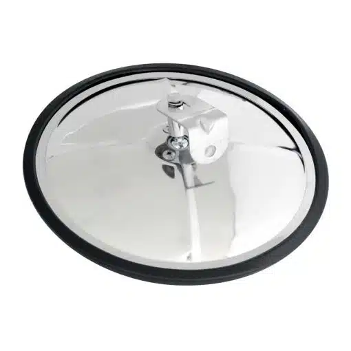 Wide Angle View Stainless Steel Convex Blind Spot Mirror - Image 2