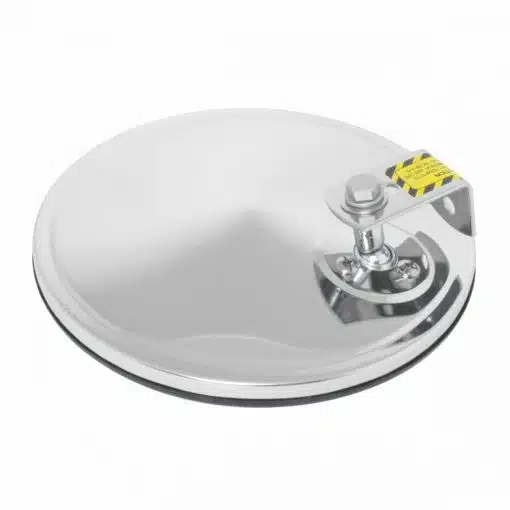 8 inch Convex Mirror with Offset Mount - Image 2